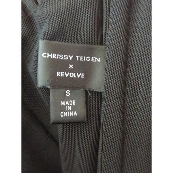 Chrissy Teigen X Revolve Black Simone Bodysuit Strapless Boned Size S - Picture 6 of 6